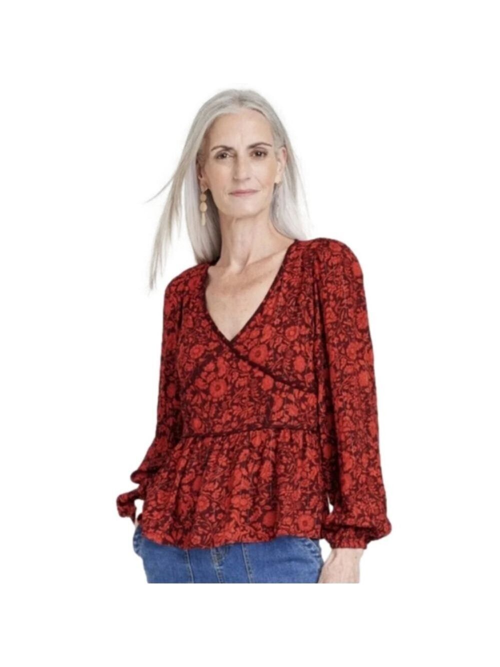 Knox Rose Long Sleeve Boho style top!